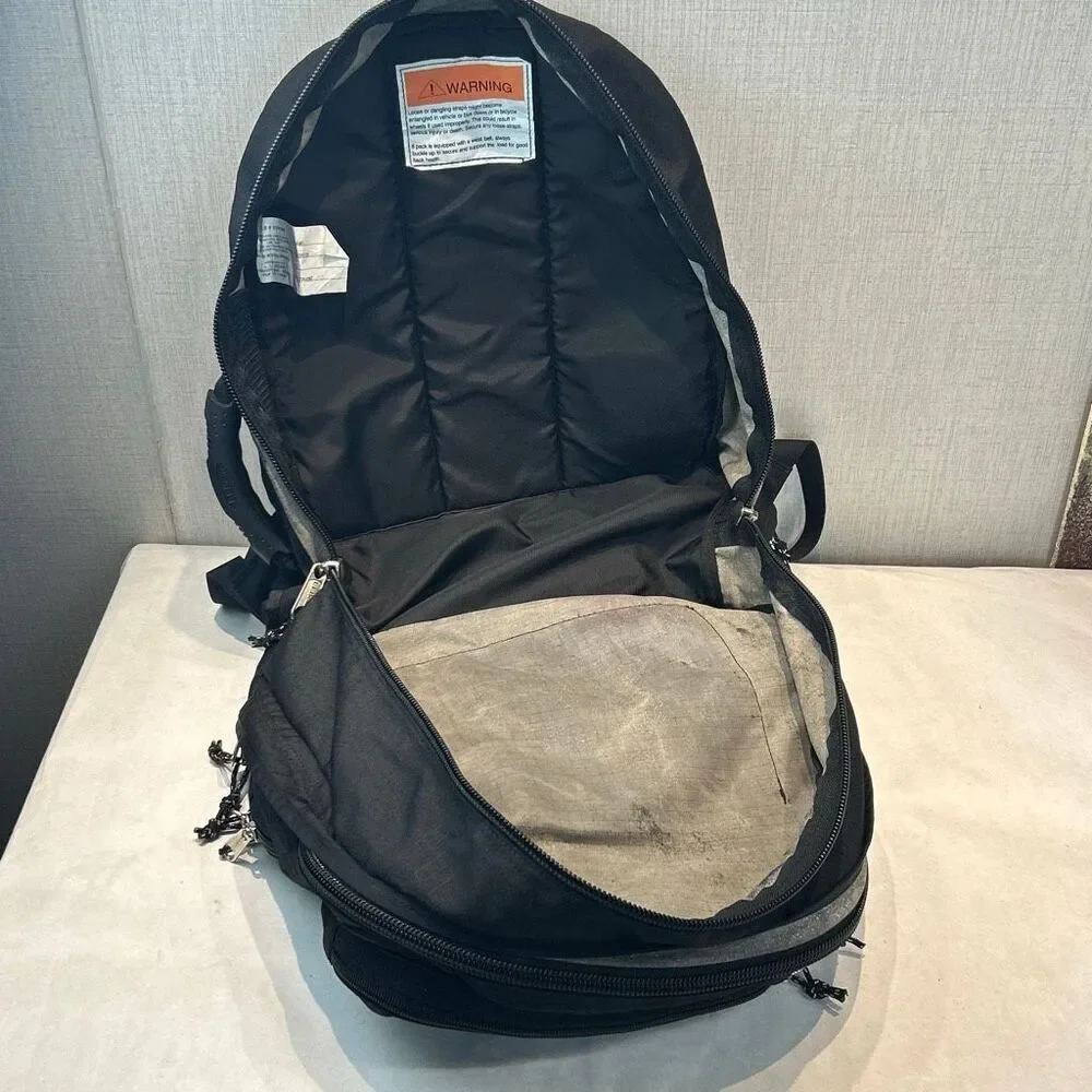 Vtg L.L. Bean Backpack Black 